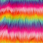 Regenbogen Langhaar