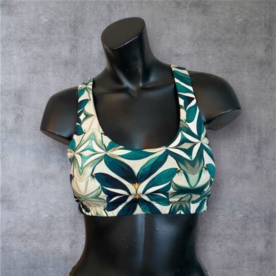 Bralette „Tina“ Baumwolljersey - Floral Kaleidoskop
