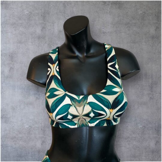 Bralette „Eva“ Baumwolljersey - Floral Kaleidoskop