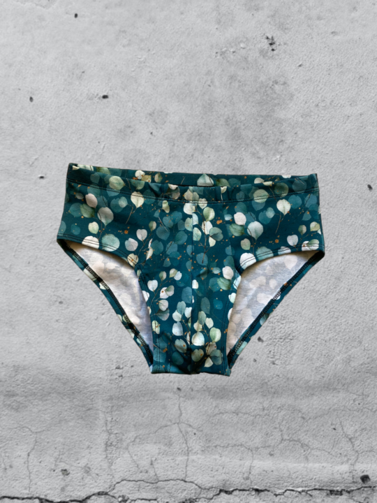 Slip „Achim Reloaded“ Baumwolljersey - Eukalyptus