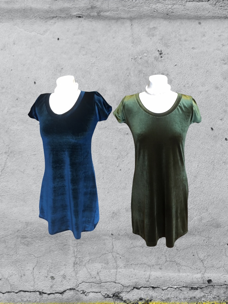 T-Shirtkleid „Kerstin 2.0“ Samt