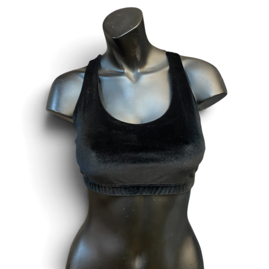Bralette „Eva“ Samt - schwarz