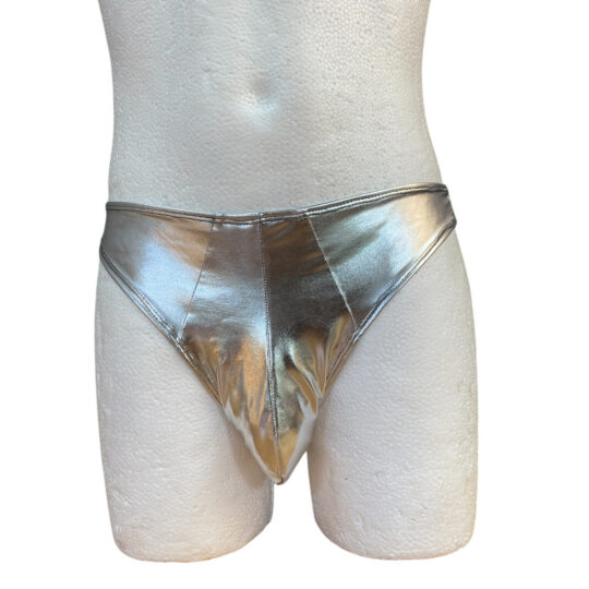 Tanga „Hubert Reloded" Metallic - silber