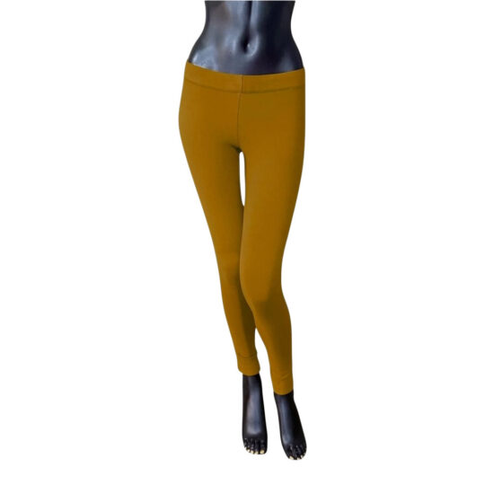 Leggings Baumwolljersey - ocker