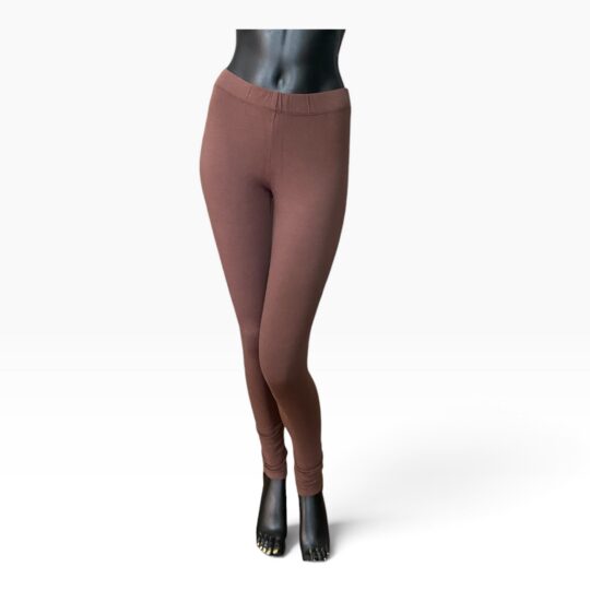 Leggings Baumwolljersey - schokobraun