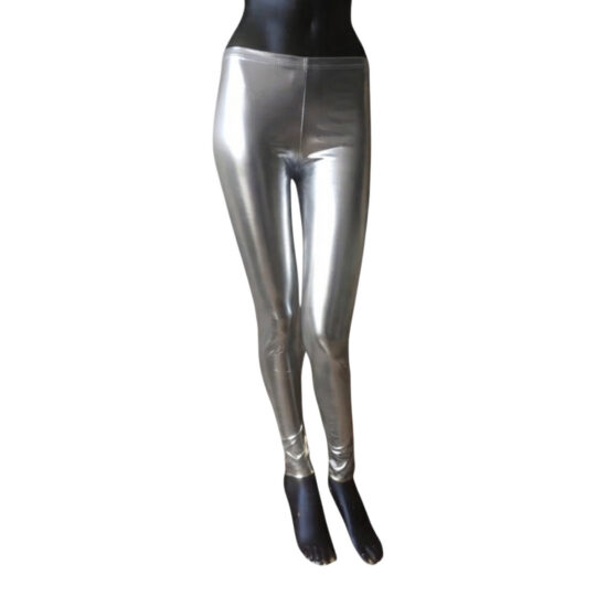 Leggings Metallic - silber