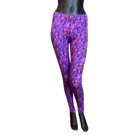 Leggings Baumwolljersey - Bold Feathers