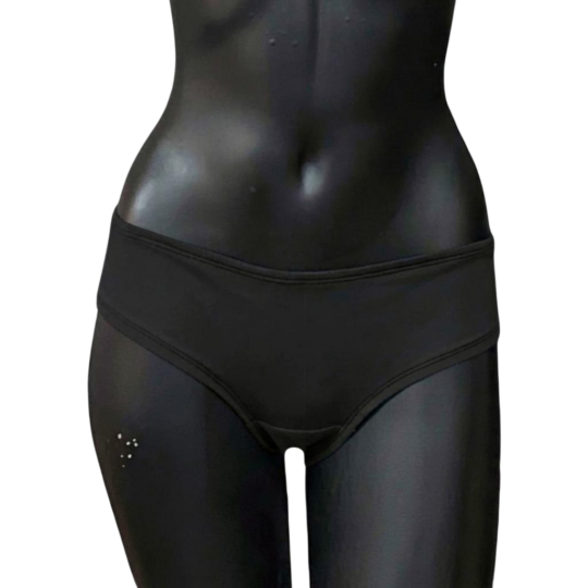 Panty „Schaggi“ Baumwolljersey - schwarz