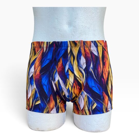 Boxershorts „Philipp“ Viskosejersey - Bunte Wellen