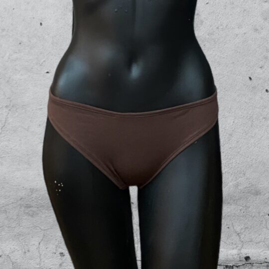 Tanga „Jule“ Baumwolljersey - schokobraun