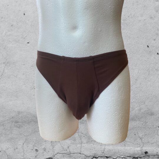 Tanga „Hubert Reloaded“ Baumwolljersey - schokobraun