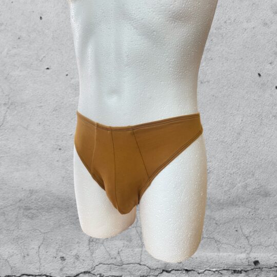 Tanga „Hubert Reloaded“ Baumwolljersey - ocker