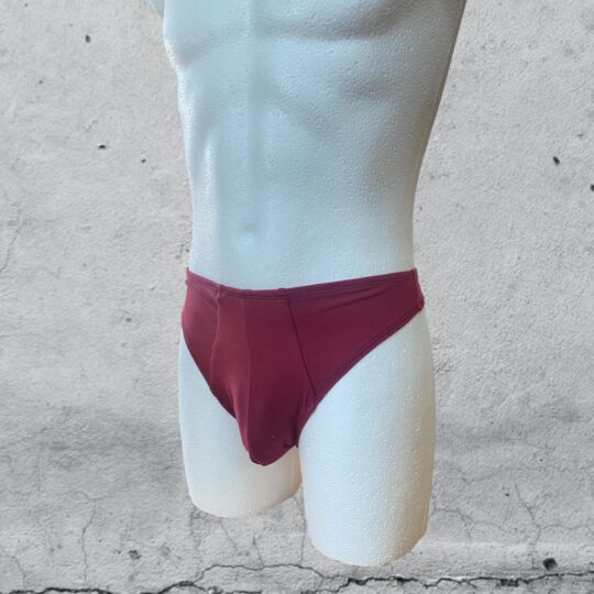 Tanga „Hubert Reloaded“ Baumwolljersey - bordeaux