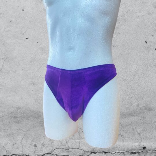 Tanga „Hubert Reloaded“ Samt - lila