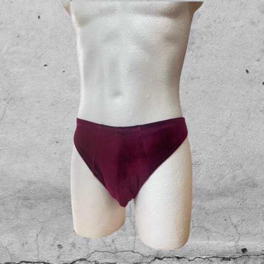 Tanga „Hubert Reloaded“ Samt - bordeaux