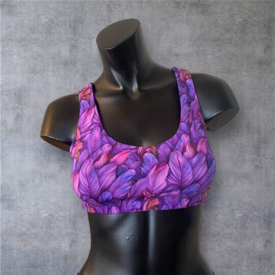 Bralette „Tina“ Baumwolljersey - Bold Feathers