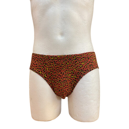 Slip „Achim Reloaded“ Baumwolljersey - Leo rot