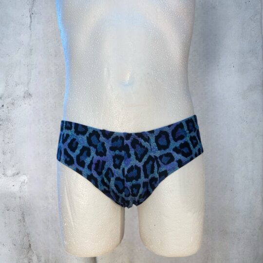 Slip „Achim Reloaded“ Baumwolljersey - Leo blau
