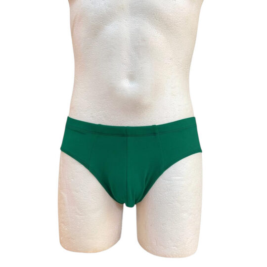 Slip „Achim Reloaded“ Baumwolljersey - tannengrün