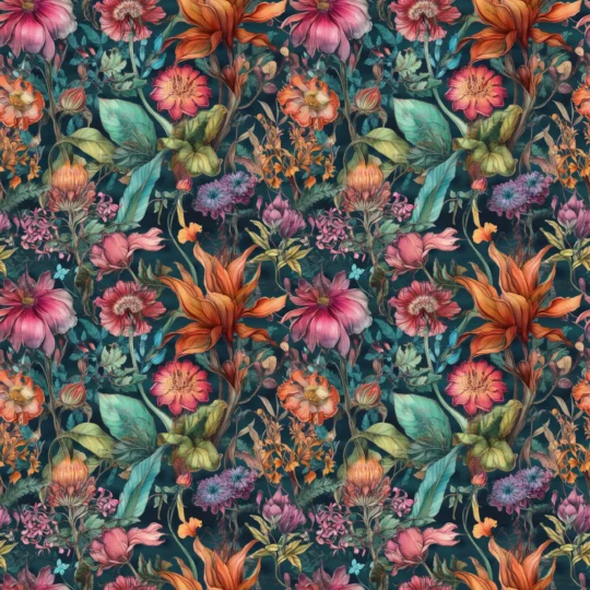 Stoff mit Blumenmuster