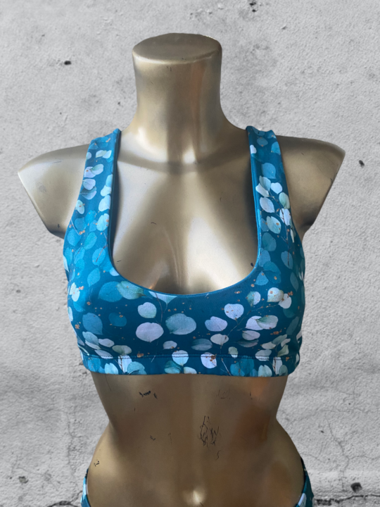 Bralette „Eva“ Baumwolljersey - Eukalyptus