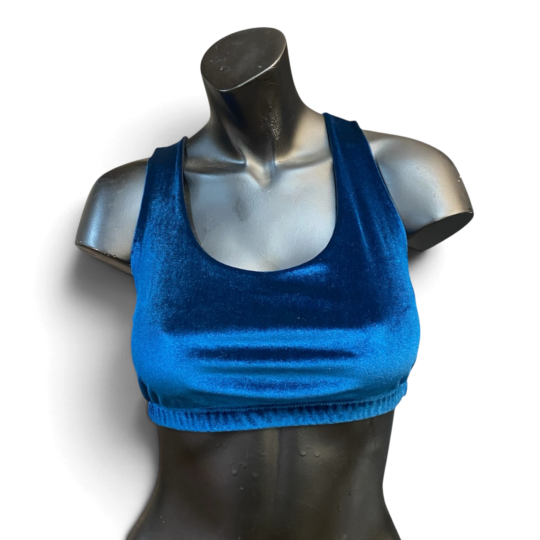 Bralette „Tina“ Samt - petrol