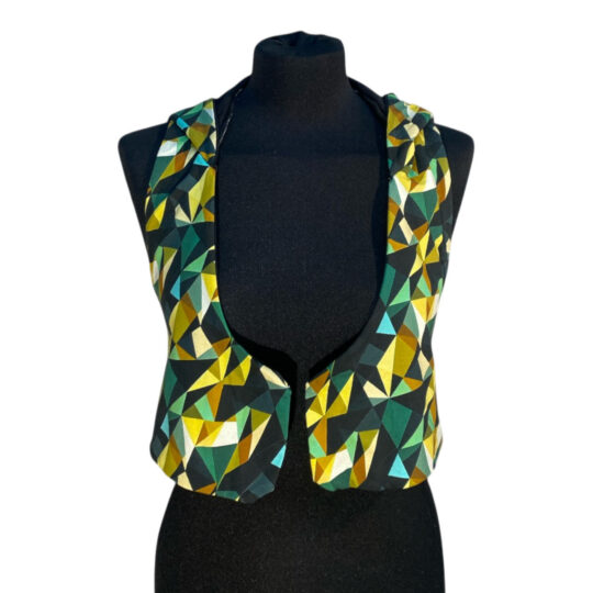 Weste „Ilse" Baumwolljersey - Kaleidoskop
