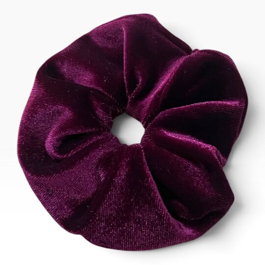 Scrunchie Samt - bordeaux