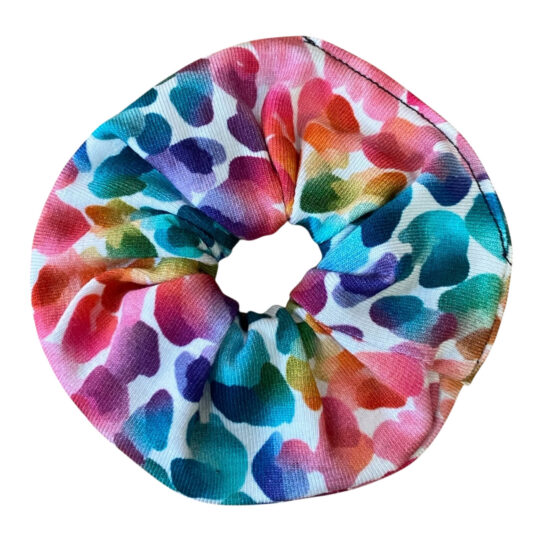 Scrunchie - Regenbogen-Leo